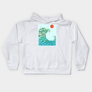 KANAGAWA great wave Kids Hoodie